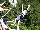 Bungee jump prank. Haha, you thought you were gonna die!